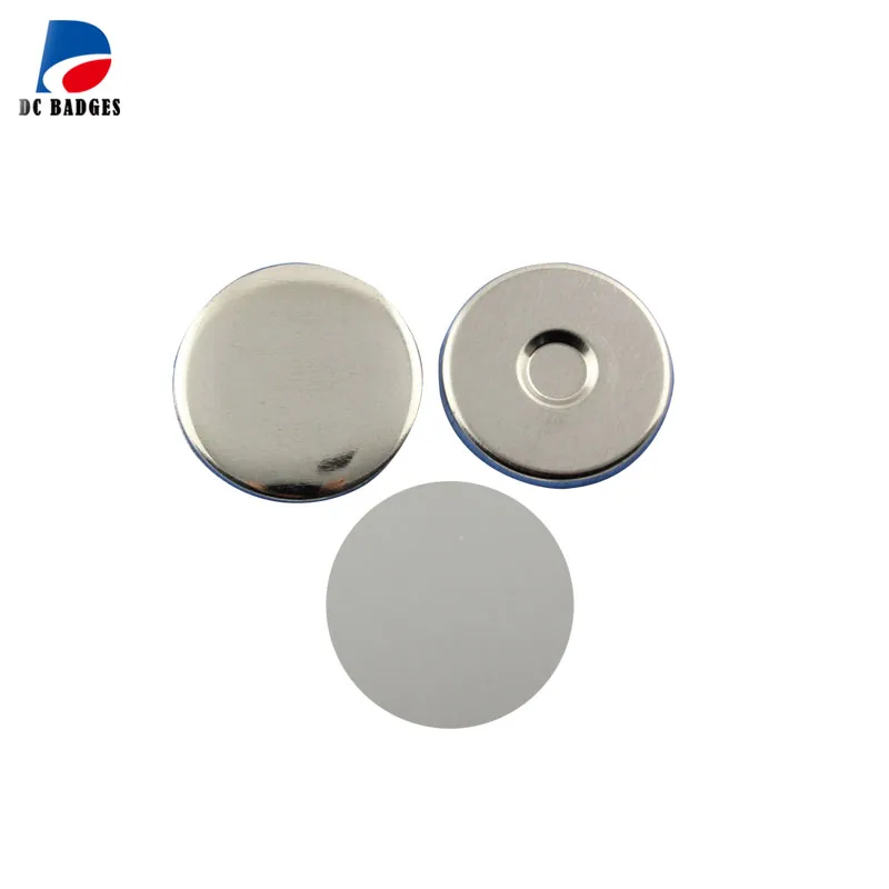 

Free Shipping 25/32/37mm 500sets blank button material metal back no have pin