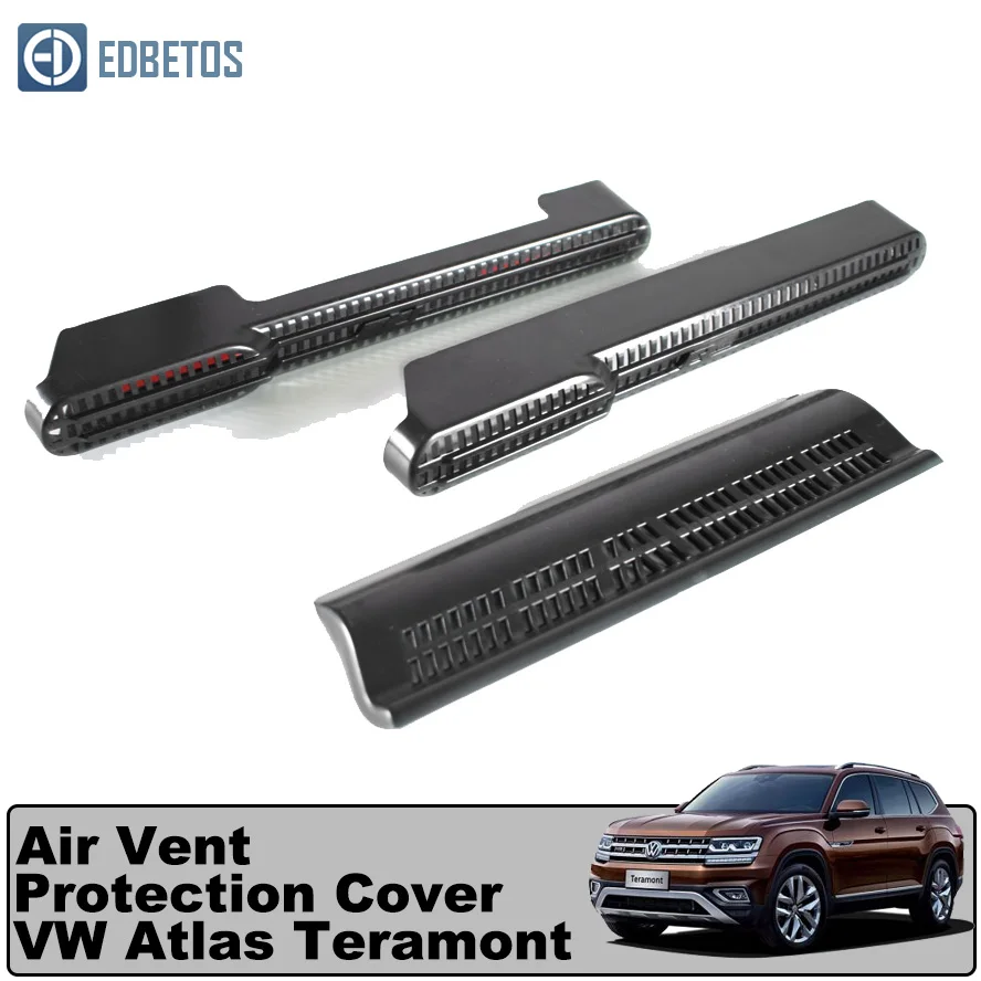 

For Atlas Teramont Under Seat Conditioning Air Vent Outlet Protective Cover for Volkswagen Atlas Teramont 2017 - 2020 2018 2019