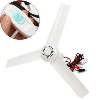 

Car fan DC 12V/24V/48V/60V 6W Plastic 3 Leaves Brushless Converter Motor Battery Mini Ceiling Fan With Switch can use in the car
