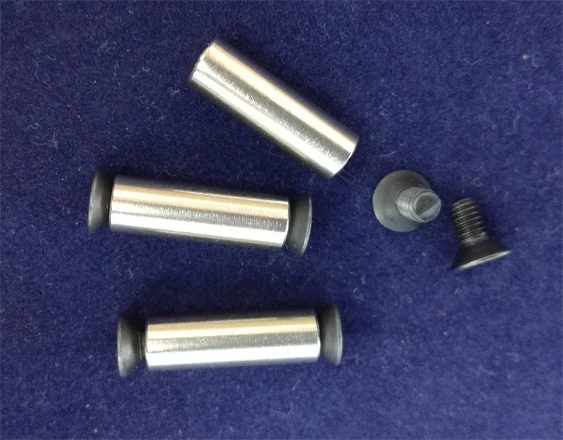 50pcs/bag,19MM stainless steel Knife Handle hex Screws Suitable for 5mm hole blackHandicraft accessories