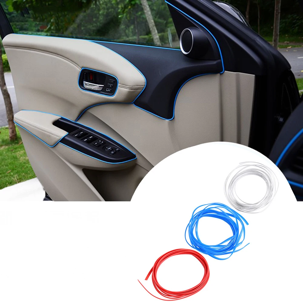

Car-styling Decorative thread For Ford Focus 2 3 For KIA Rio For VW Polo Golf For Skoda Fibai For Toyota corolla For Seat Lbiza