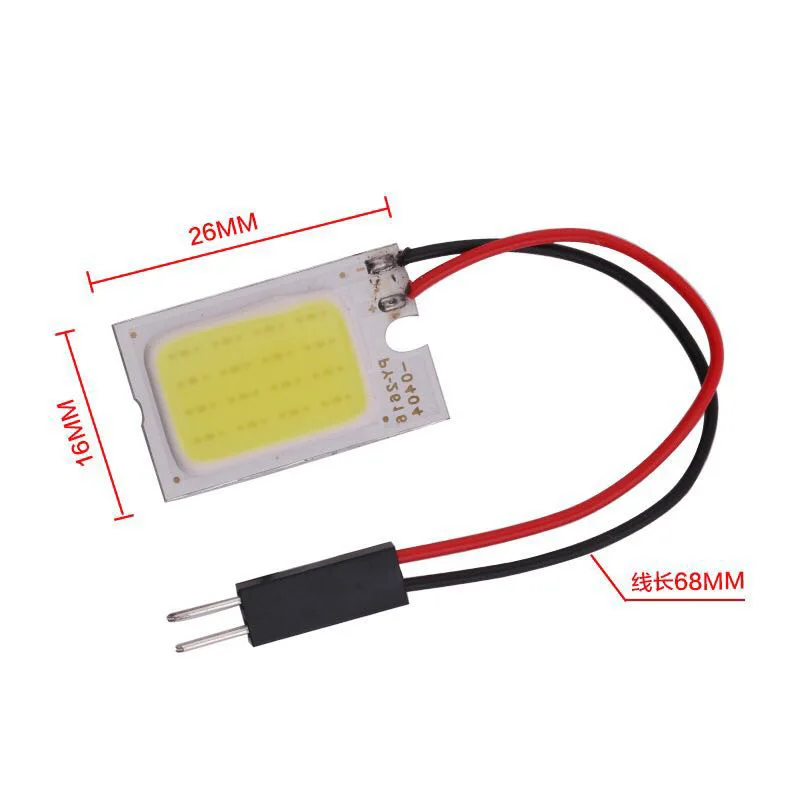 Белый T10 Cob 16SMD 24SMD 36SMD 48SMD автомобиля водить автомобиль Панель лампы авто Интерьер