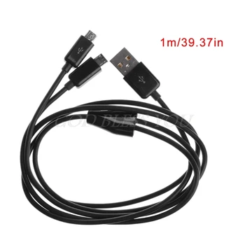

Portable USB 2.0 Type A Male To Dual Micro USB Male Splitter Y Charging Data Cable Drop Shipping