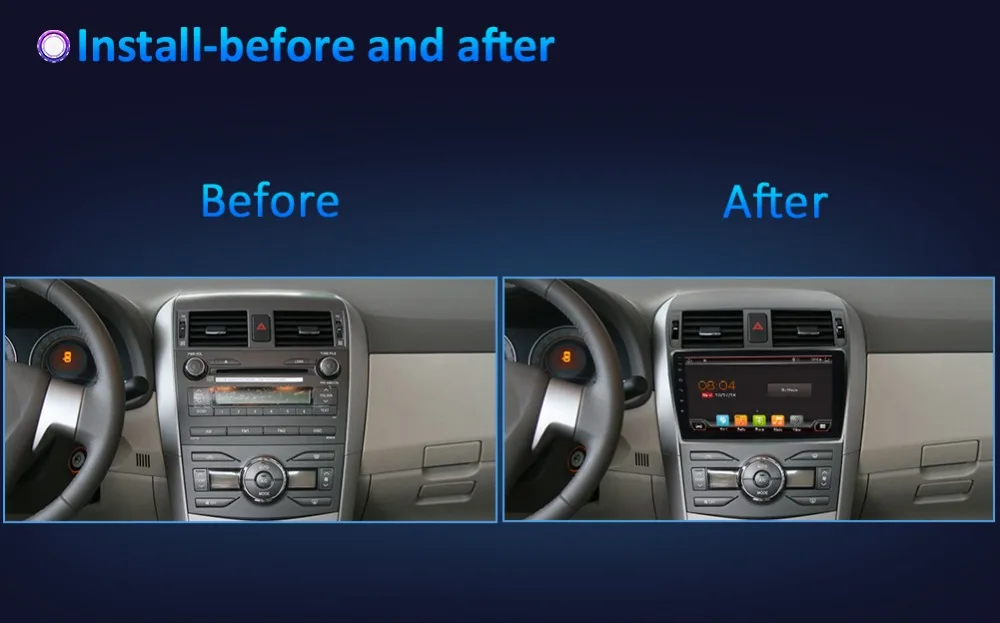 Flash Deal For Toyota Corolla Android 8.1 Car Multimedia player Gps Navigation radio car free built-in map+rear camera support OBD TPMS DAB 17 Flash Deal For Toyota Corolla Android 8.1 Car Multimedia player Gps Navigation radio car free built-in map+rear camera support OBD TPMS DAB 17
