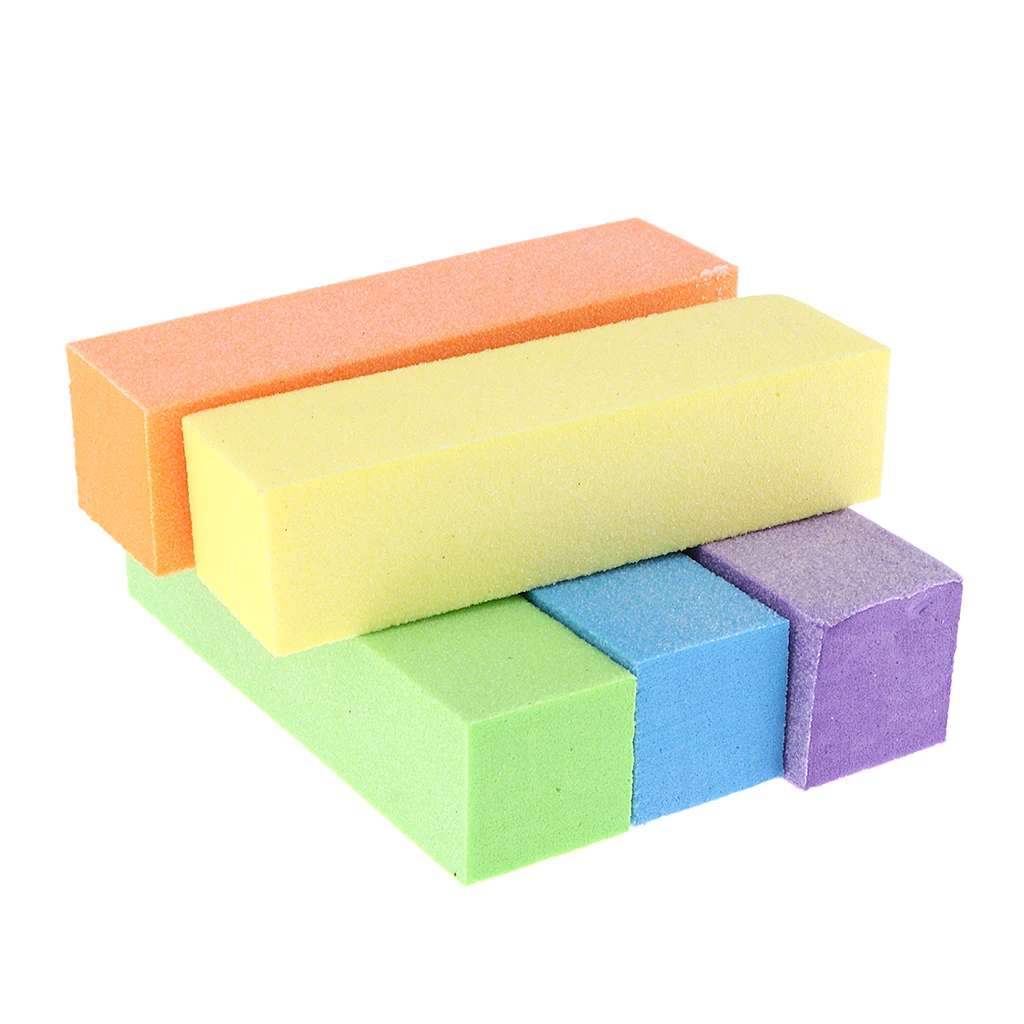 Lots 10 Pro Nail Art Care Buffer Buffing Sanding Block Files Grit Acrylic Tools for Natural/Artificial/Gel Nails Polish Trimming