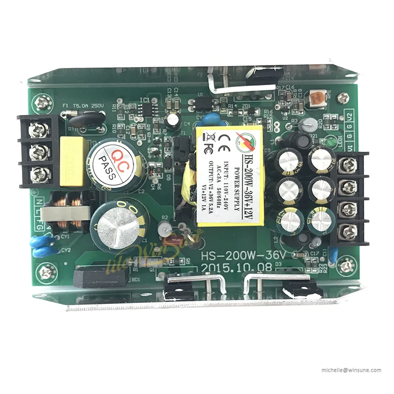 NEW POWER 200W DC 36V DC 12V POWER SUPPLIER POWER CURRENT BOARD REPLACE FOR PAR LED STAGE LIGHTING (1)