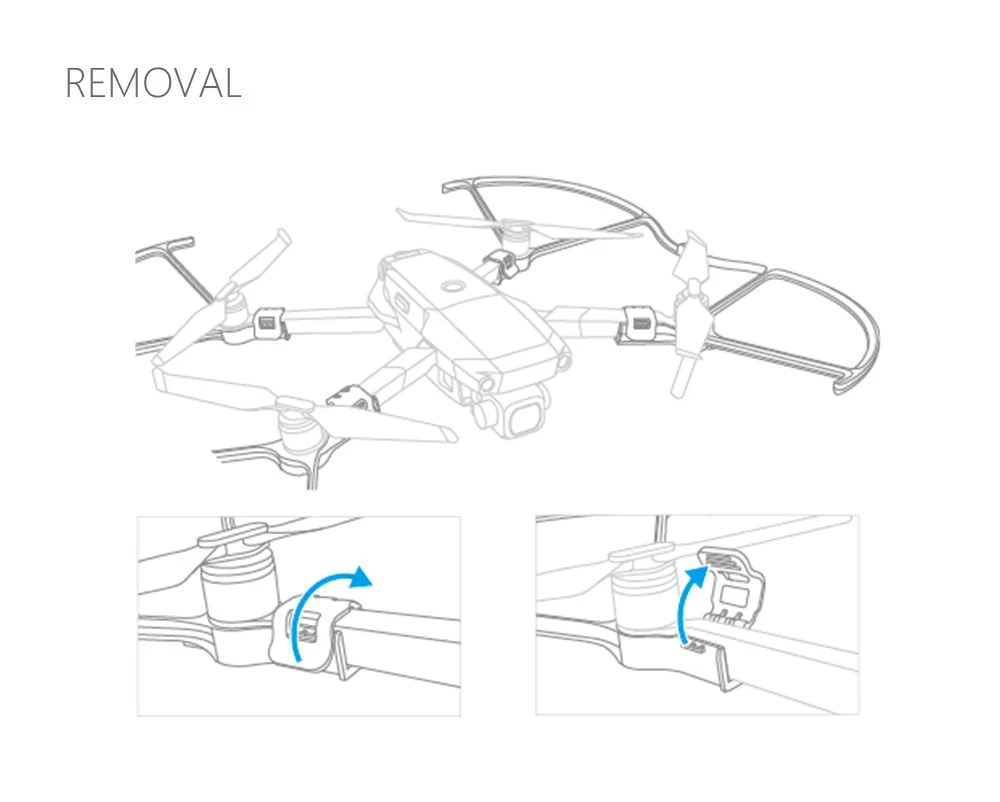 PGYTECH защита пропеллера для DJI Mavic 2 Pro ZOOM Propeller Защитная защита Mavic 2 pro zoom drone аксессуары