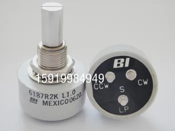 

[VK] United States BI imported 6187R 2K single lap conductive plastic potentiometer without limit potentiometer switch