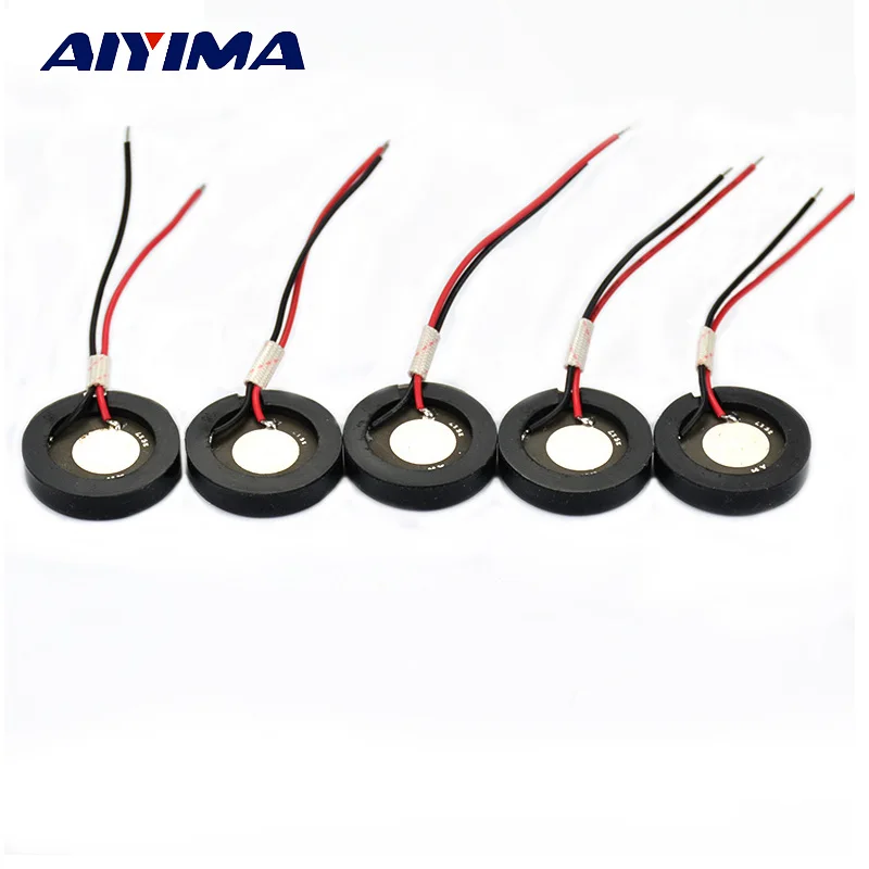 

YIMAKER 5pcs 25mm Ultrasonic Mist Maker Fogger Ceramics Discs With Wire Sealing Ring Free shipping