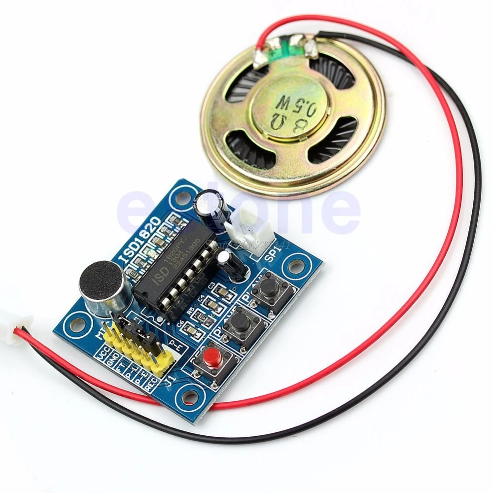 Loudspeaker New ISD1820 Voice Recording Recorder Module With Mic Sound
