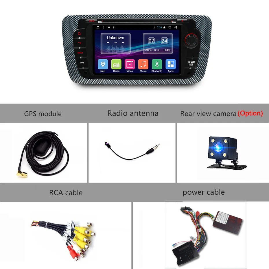 Cheap AWESAFE 2 Din Android Car Radio Multimedia Video Player GPS Navigation for Seat Ibiza MK4 6J 2009 2010-2013 DVD 24