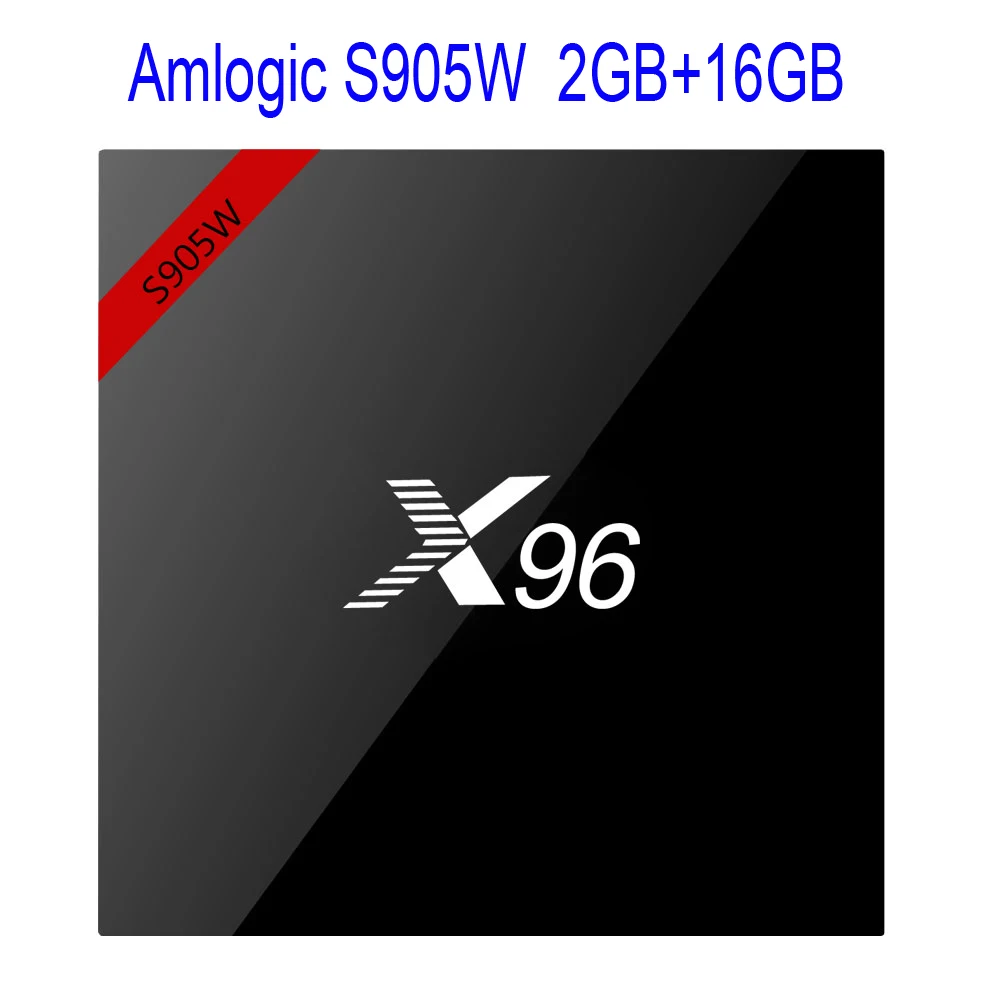 

X96 Smart TV Box Amlogic S905W Quad Core 2GB +16G 1GB+8GB Android 7.1 TV Box Wifi HDMI 2.0A 4K Marshmallow Media Player Mini PC