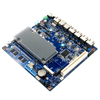 

4 LAN mini itx industrial firewall router server motherboard with intel atom N2600 processor support onboard 2gb RAM