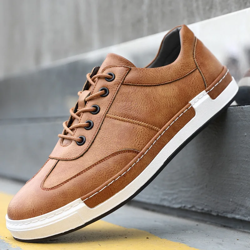 Male Shoe Male Skate Mens Platform Shoes Casual Men Tide Male Shoe Man Leisure Leather Shoes Sneakers Zapatos De Hombre Trainers Male Shoe Male Skate Mens Platform Shoes Casual Men Tide Male Shoe Man Leisure Leather Shoes Sneakers Zapatos De Hombre Trainers
