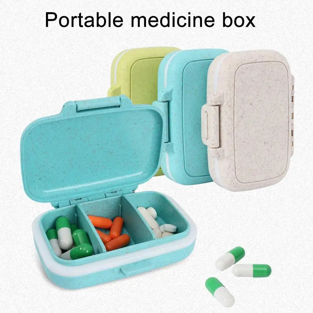 

3/6 Slots Moisture-proof Pill Box Medicine Storage Case Travel Drug Organizer