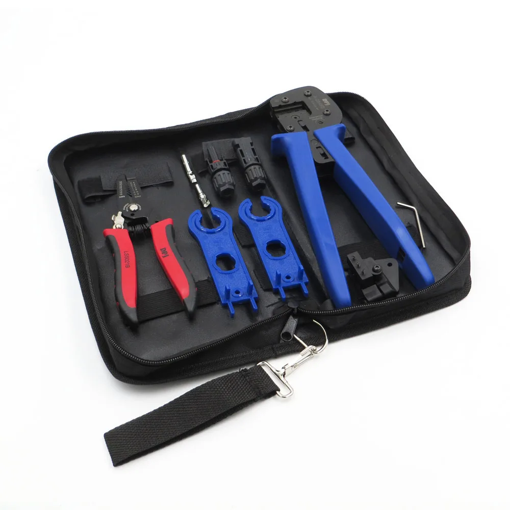 A2546B MC4 Crimping Tool kit MC4 Connector for solar panel parallel connection MC4 Y 3Y 4Y branch module connect solar system