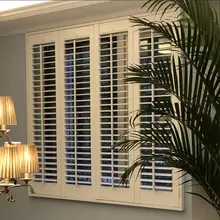 Сделано для измерения Китай би-Фолд деревянные ставни в стиле плантаций