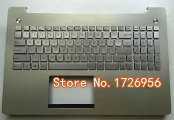 

USED 95%NEW Original for ASUS N550 N550JV N550J N550X keyboard with palmrest US Version silver