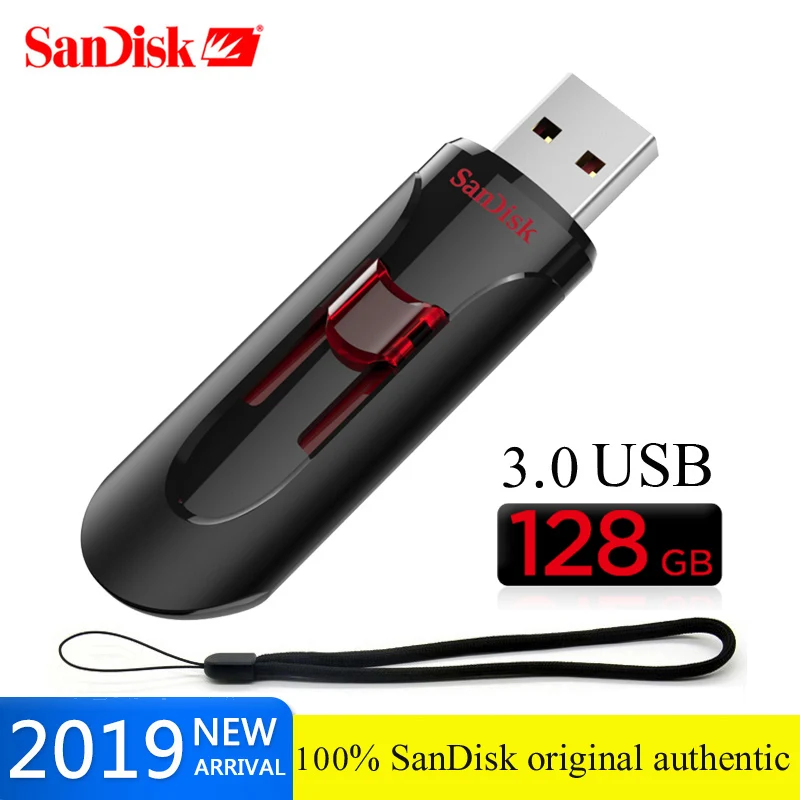 SanDisk CZ600 флеш-накопитель usb 3 0 256 ГБ 128 высокоскоростной 64 32 16 брелок | Компьютеры и