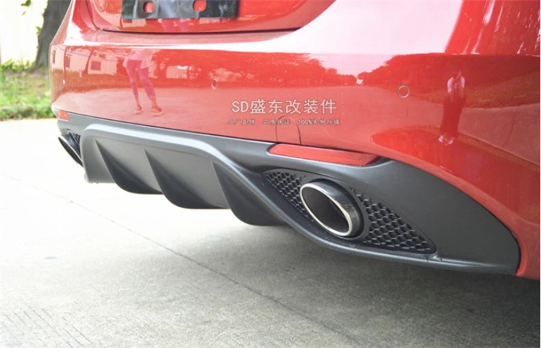 For Alfa Romeo Giulia 2016.2017.2018 Carbon Fiber Rear Lip Spoiler High Quality Car Bumper Diffuser Auto Accessories | Автомобили и