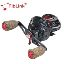 Новинка! Fiblink baitcasing Рыболовная катушка 10 шариковых подшипников кастинговая катушка Магнитная Тормозная система Baitcaster w/NMB шариковые подшипники катушка