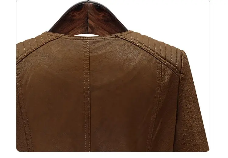 QMGOOD новое осенне-зимнее женское кожаное пальто женская тонкая короткая кожаная куртка женская верхняя одежда размера плюс XL-5XL Мода