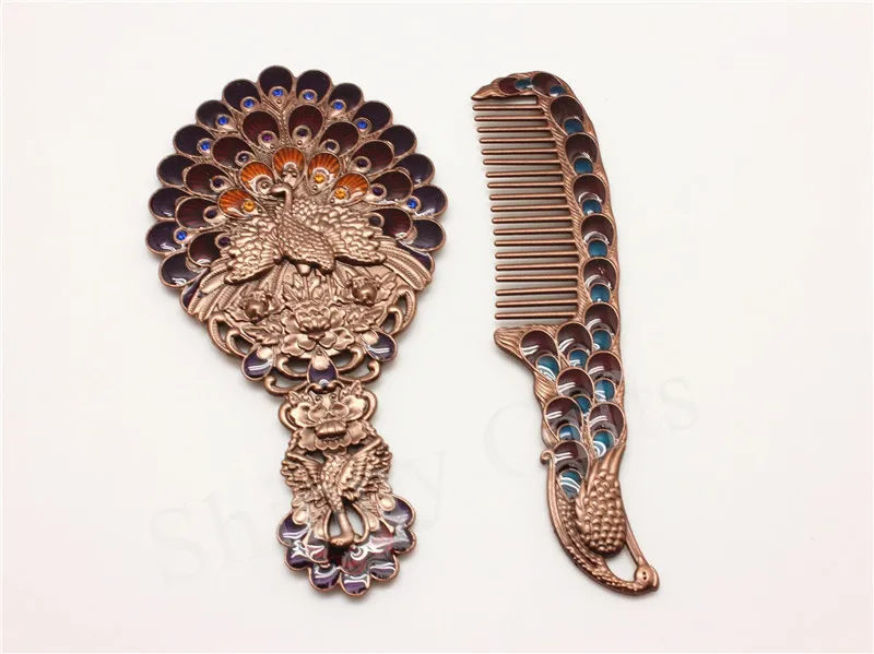 Peacock mirror comb sets (16)