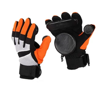 

Skateboard glove Longboard Slide Gloves With Slider Professional Down hill Skate Skateboard accessories Size M&XL