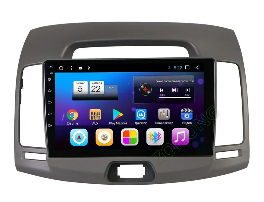 2.5D 9 дюймов 8 ядерный PIP Android автомобильный Радио gps для hyundai Elantra Avante 2007-2011 Авторадио автомобильный мультимедийный dvd-плеер навигация