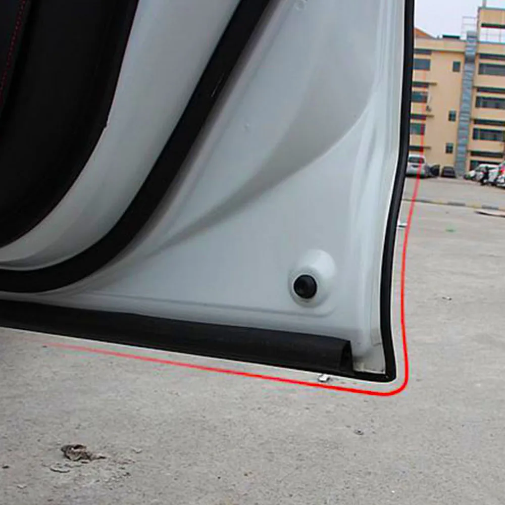  8M Car Door Scratch Protector Strips Rubber Edge Doors Moldings Side Protector Sticker Scratches Ve