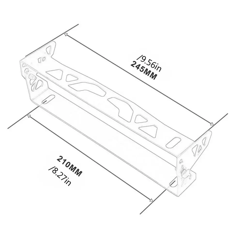 Автомобильные универсальные аксессуары, рамка для номерного знака, рамка для номерного знака, регулируемая рамка для номерного знака из алюминиевого сплава