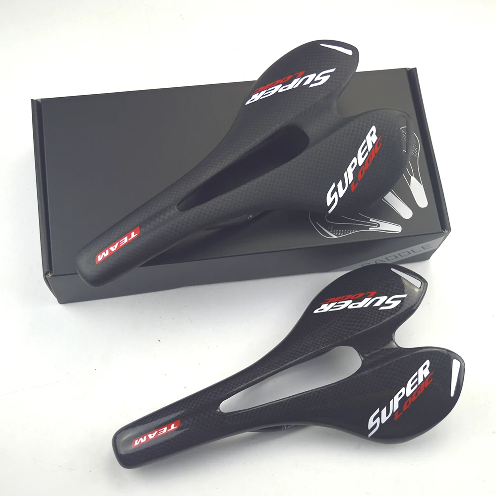 

3K Full Carbon Fiber Bicycle Saddle Road/MTB Bike Carbon Saddle Seat Matte/Glossy with box bike parts