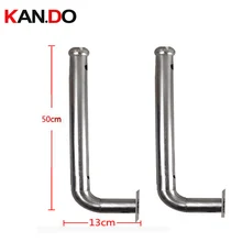 L форма 1 пара линейный детектор полка нержавеющая сталь металлическая поддержка для луча сенсор L Форма Поддержка Камера видеонаблюдения высота 50 см