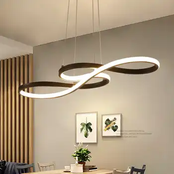 Hanging Ceiling Lamps Modern Led Pendant Lighting Acrylic Modern Nordic Living Room Led Bedroom Lamp Color Changing Fixture