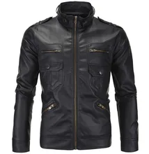 New Vintage Retro Motorcycle Jackets Men PU Leather Jacket Biker Punk Classical Zipper Windproof Moto Jacket Size M-4XL New Vintage Retro Motorcycle Jackets Men PU Leather Jacket Biker Punk Classical Zipper Windproof Moto Jacket Size M-4XL
