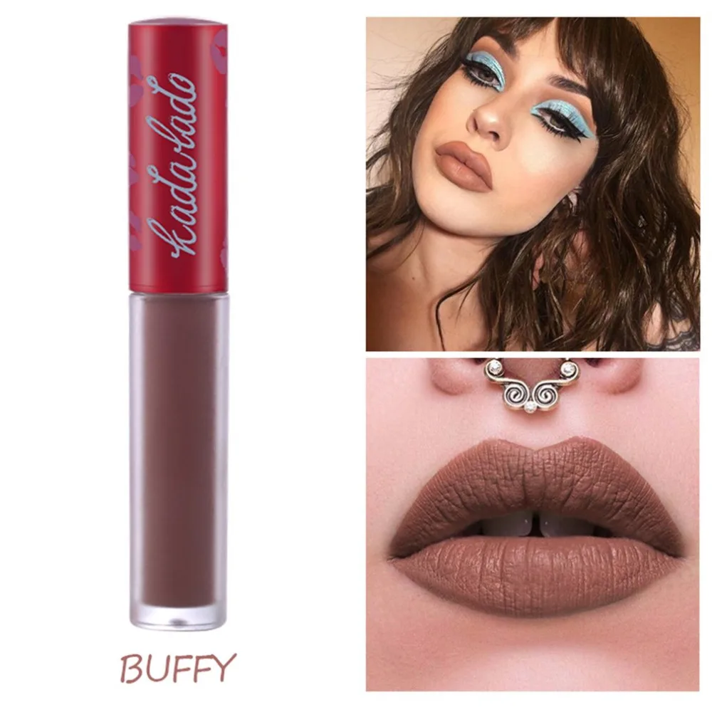 

Portable Size Waterproof Velvet Lipstick Long Lasting Sexy Moisturizer Matte Women Lip Makeup Lipstick Cosmetic Tool