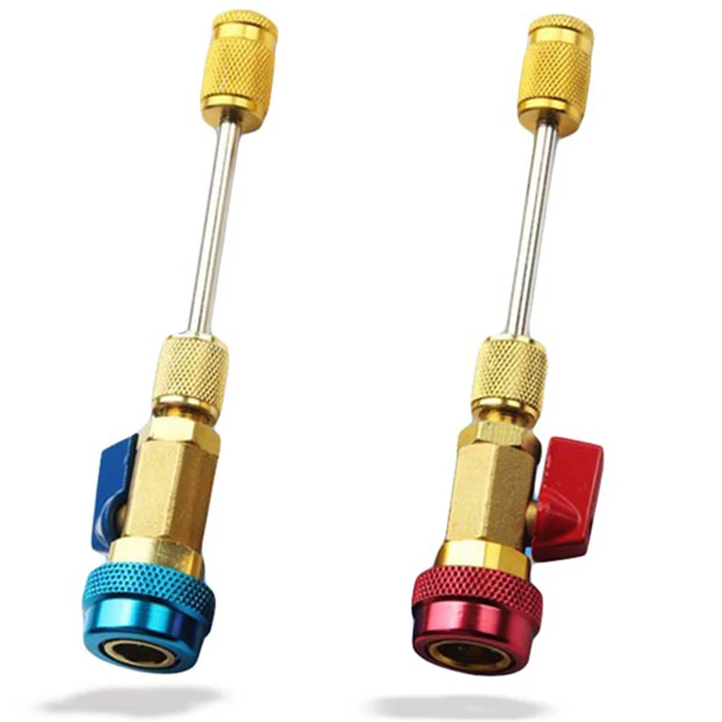 

2 Pcs Car Air Conditioning Valve Core Demolition Tool Wrench R134A Valve Core Repair Tool _WK