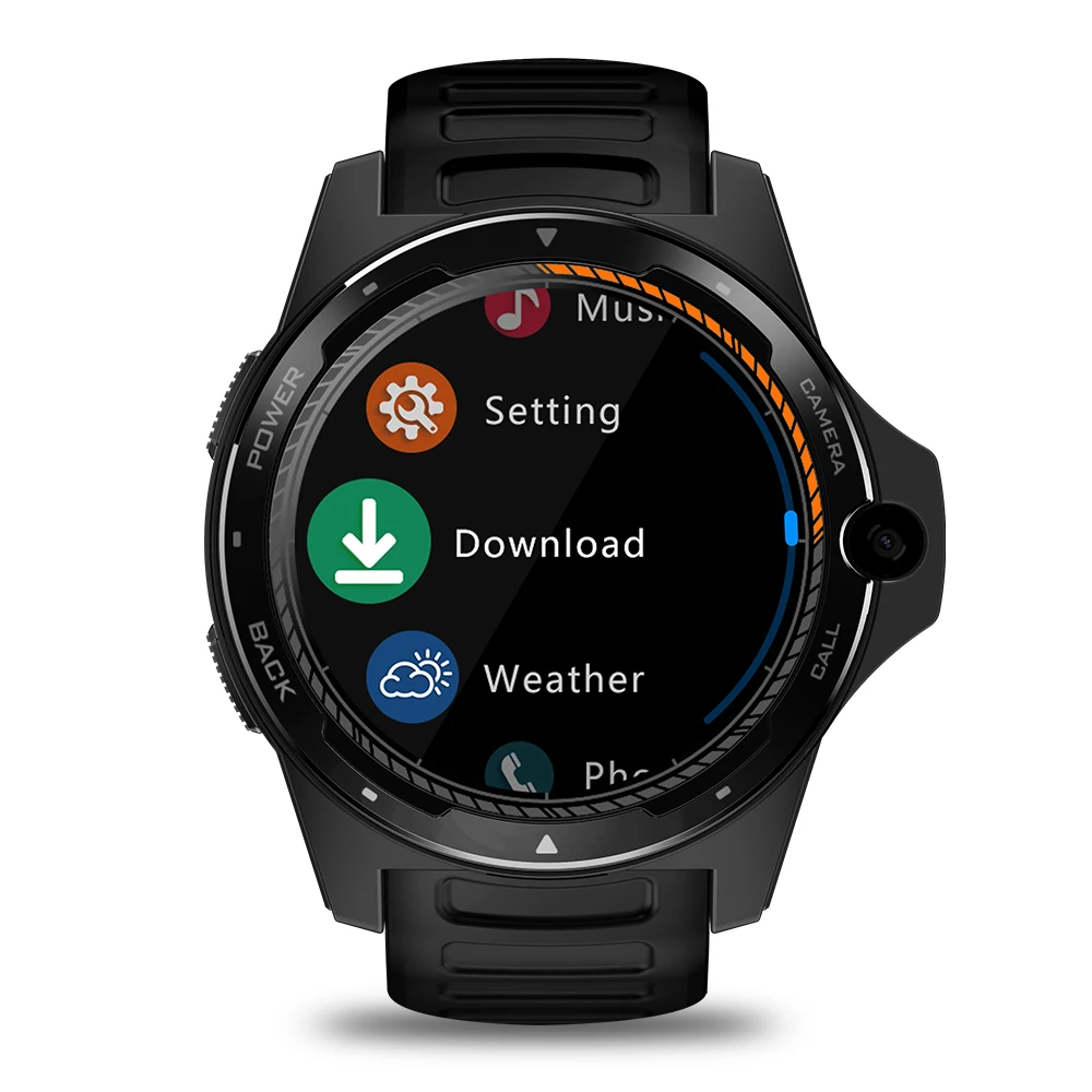 Смарт часы Zeblaze THOR 5 4G LTE 2 ГБ + 16 система с двумя чипами камера 8 0 МП GPS GLONASS Beidou Nano SIM Wi