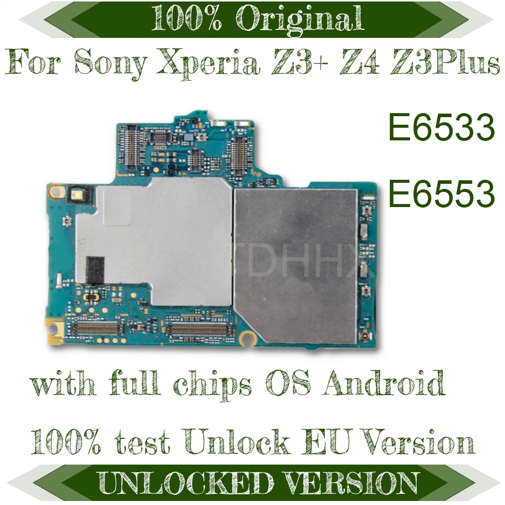 32 Гб разблокирован для Sony Xperia Z3+ Z4 Z3 Plus E6533 E6553 логическая схема платы 32 Гб материнская плата поддержка Nano SIM карты
