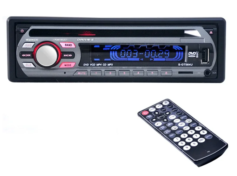 New 1 din Car Audio Car MP3 Music Player Stereo FM LCD Screen Support