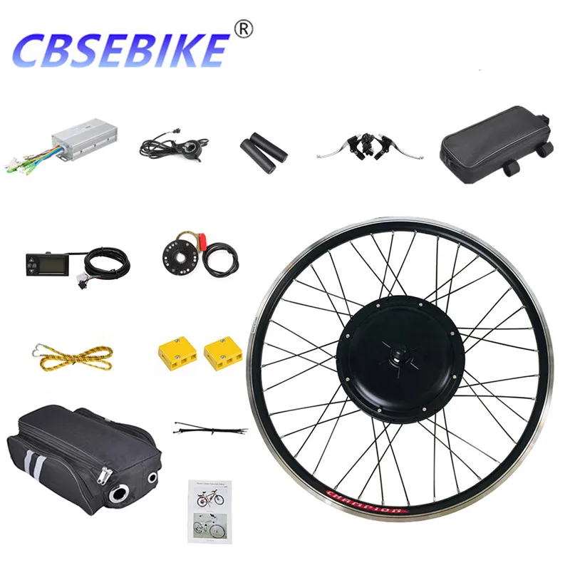 CBSEBIKE Ebike 26 дюймов переднее колесо комплект высокая скорость преобразования 48v500w