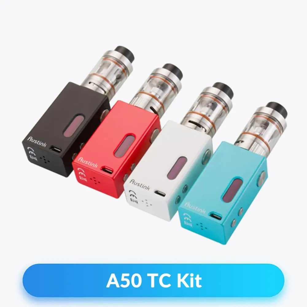

Original Vapor Storm A50 TC Kit Temperature Controll E-cigarettes 50W Box Hookah Shishen Pen Temp Vaporizer Tank