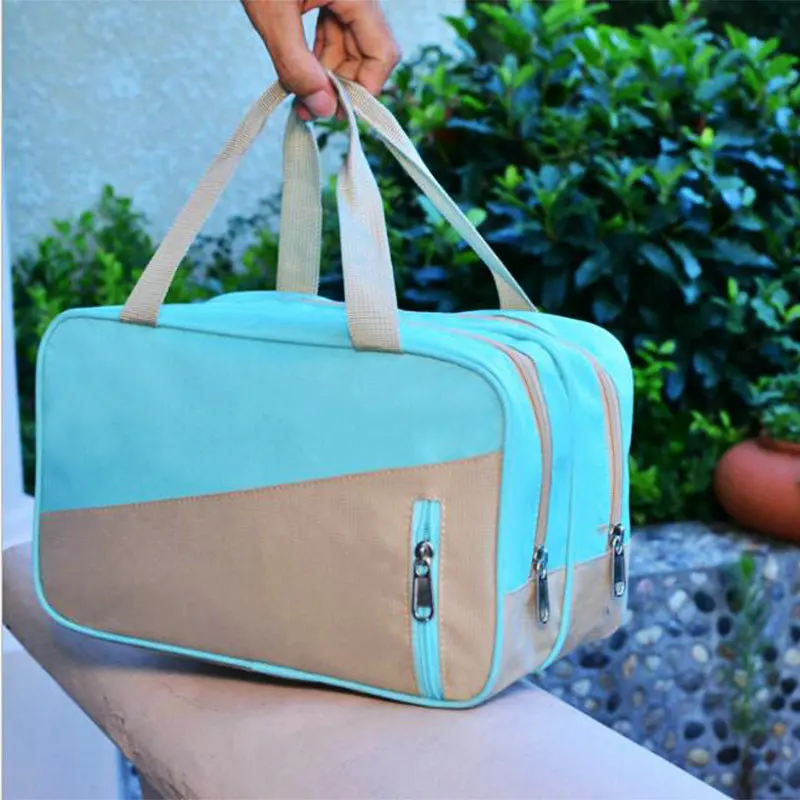 Waterproof nylon sports swimming bags outdoor beach travel bikini storage handbag large capacity dry wet separation gym bags