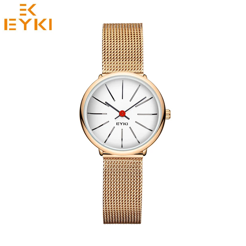 

EYKI relogio feminino Luxury Brand Women Dress Watches Ultra Thin Case Quartz Watch Clock Fashion Waterproof Ladies Wristwatch