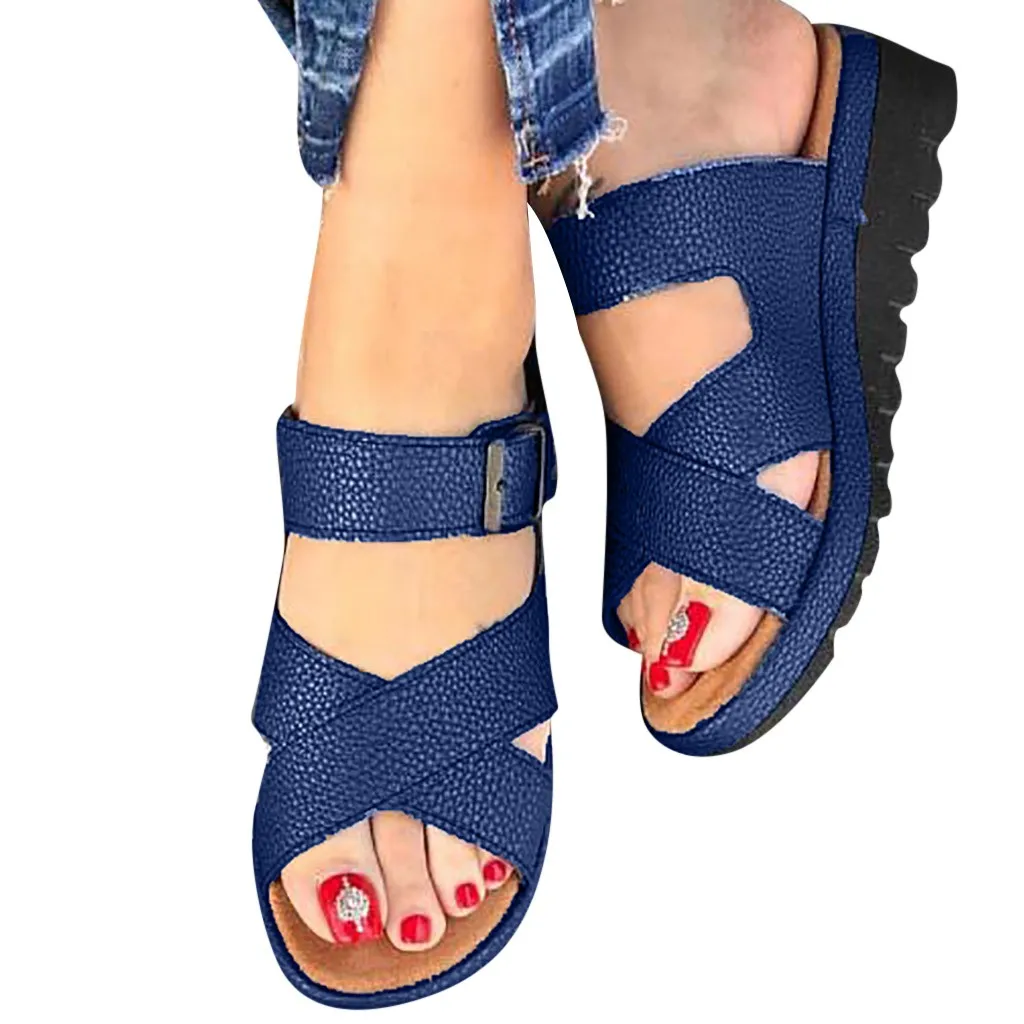 Women/'s Fashion Comfy Platform Sandal Shoes Summer Beach Ladies Travel Shoes