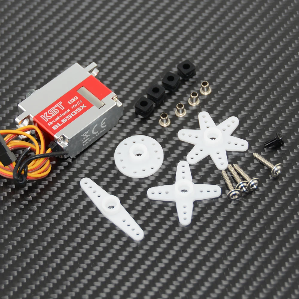

KST BLS505X 6v 4kg Torque Brushless HV Digital Servo Motor Robot for RC Robot Helicopter Airplane Controls Car