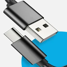 USB C кабель 1 м 2 м Быстрая зарядка type-C USB 3,1 кабель для передачи данных зарядный кабель для samsung S9 pocophone F1 кабели для зарядки мобильных телефонов
