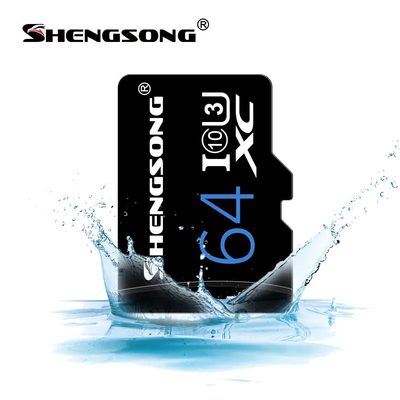 Дешевый Shengsong micro SD card 128 GB 64 GB SDXC 32 GB 16 GB micro SD карты памяти SDHC UHS 1 sd карта флэш карты с подарок адаптер