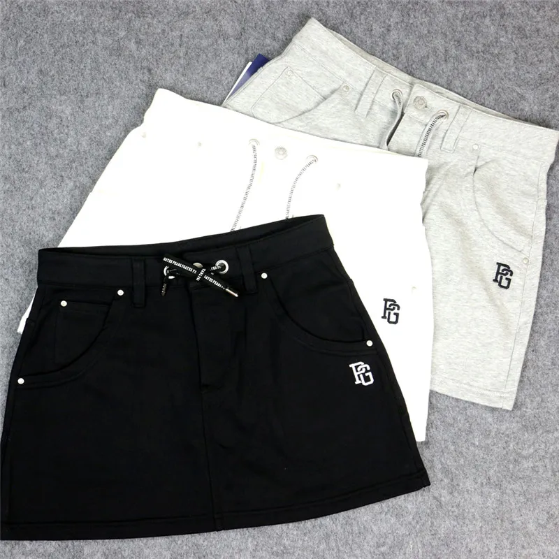 

Summer Pearly Gates Lady Golf Shorts With Zipper Tight Rope Cotton Clothing Sports Shorts Colorful For Women Free Shipping