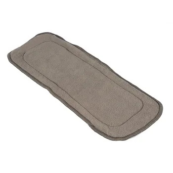 

1Pc Reusable Nappy Liner Insert Washable Bamboo Charcoal Cloth Adult Diaper Liner Insert 4 Layers Super Absorbent Set
